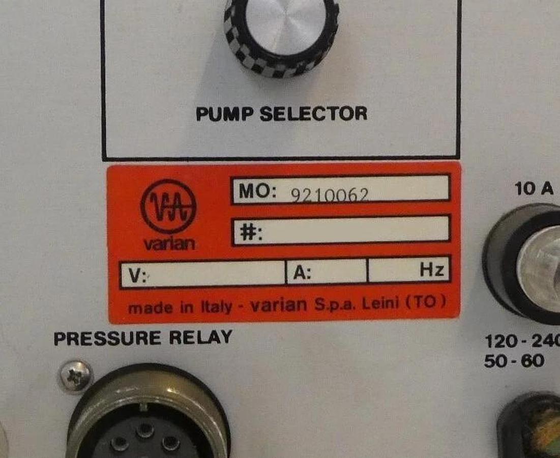 Used Varian 68375 Pump Control Controller Module 9210062 Working Spare