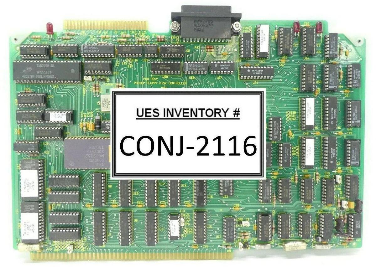 Used Varian Semiconductor VSEA E-E15002220 PCB Card Floppy Disk Controller Working