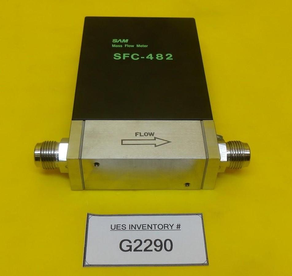 Used SAM Hitachi Metals SFC482S5M0-6VP Mass Flow Controller SFC-482 50 SLM N2 Used