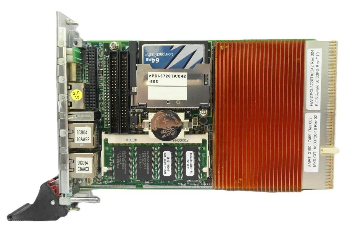 Used MKS Instruments AS03720-18 PW HD HS WD PCB Card cPCI-3720 AMAT 0190-17469 Spare