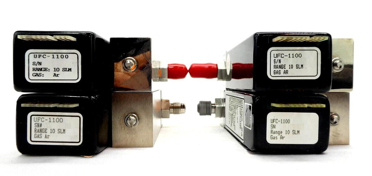 Used UNIT Instruments UFC-1100 Mass Flow Controller MFC Ar HCl NH3 CF4 H2 Lot of 20
