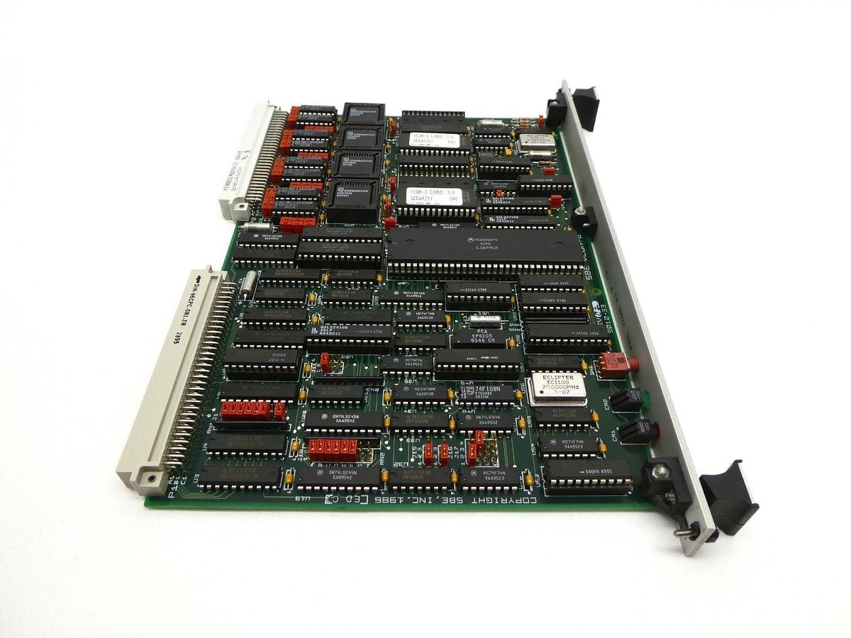 Used SBE 9010-33 Processor VME PCB Card VCOM-8 ESI 9250 Laser Processing System Spare