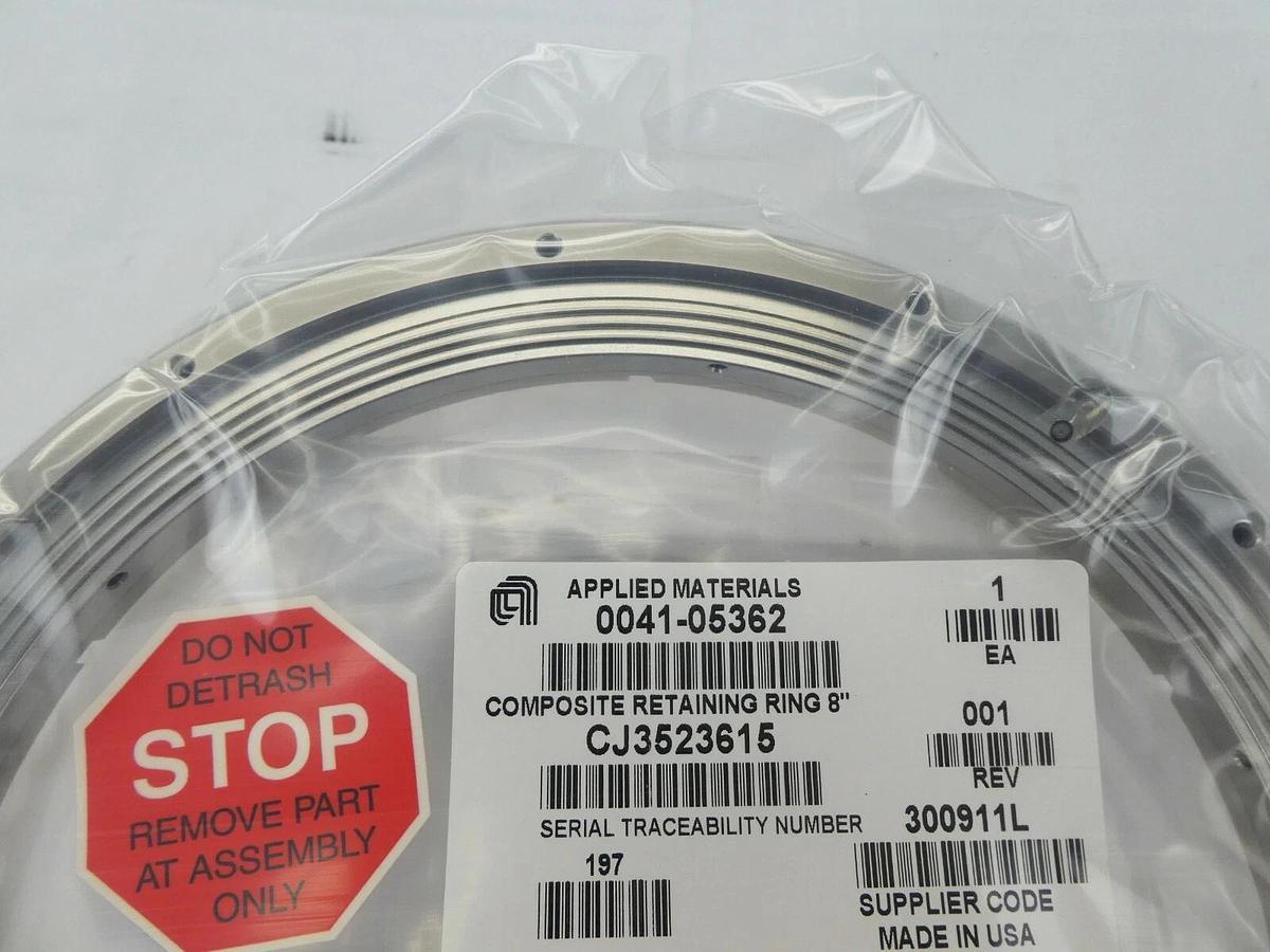 Used AMAT Applied Materials 0041-05362 Composite Retaining Ring 8" New Surplus