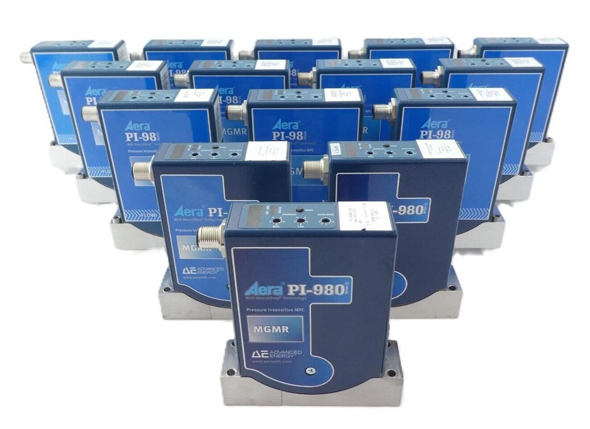 Used Aera PI-98 PI-980 Mass Flow Controller MFC Reseller Lot of 15 Working