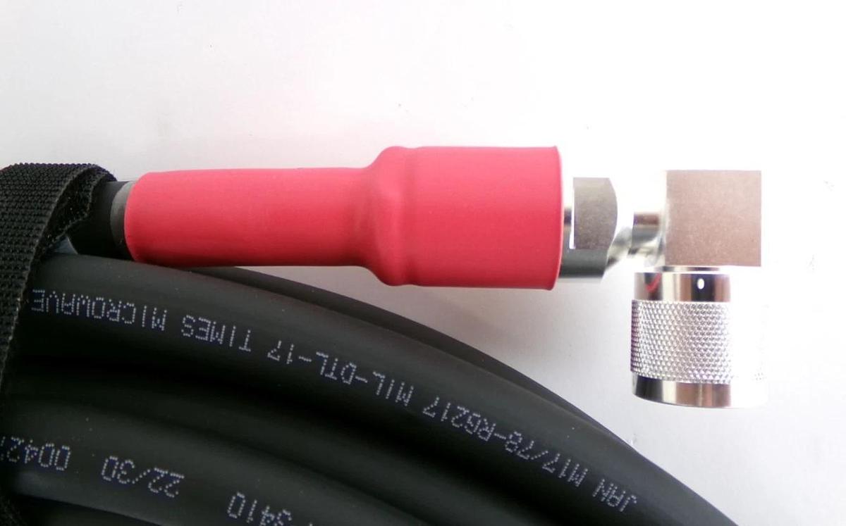 AMAT Applied Materials 0190-42184 RF Cable HN Male STR to HN Male R/A New