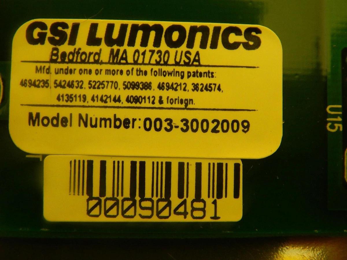 Used GSI Lumonics 311-15593-1 Processor PCB 003-3002009 KLA-Tencor CRS-3000 Working