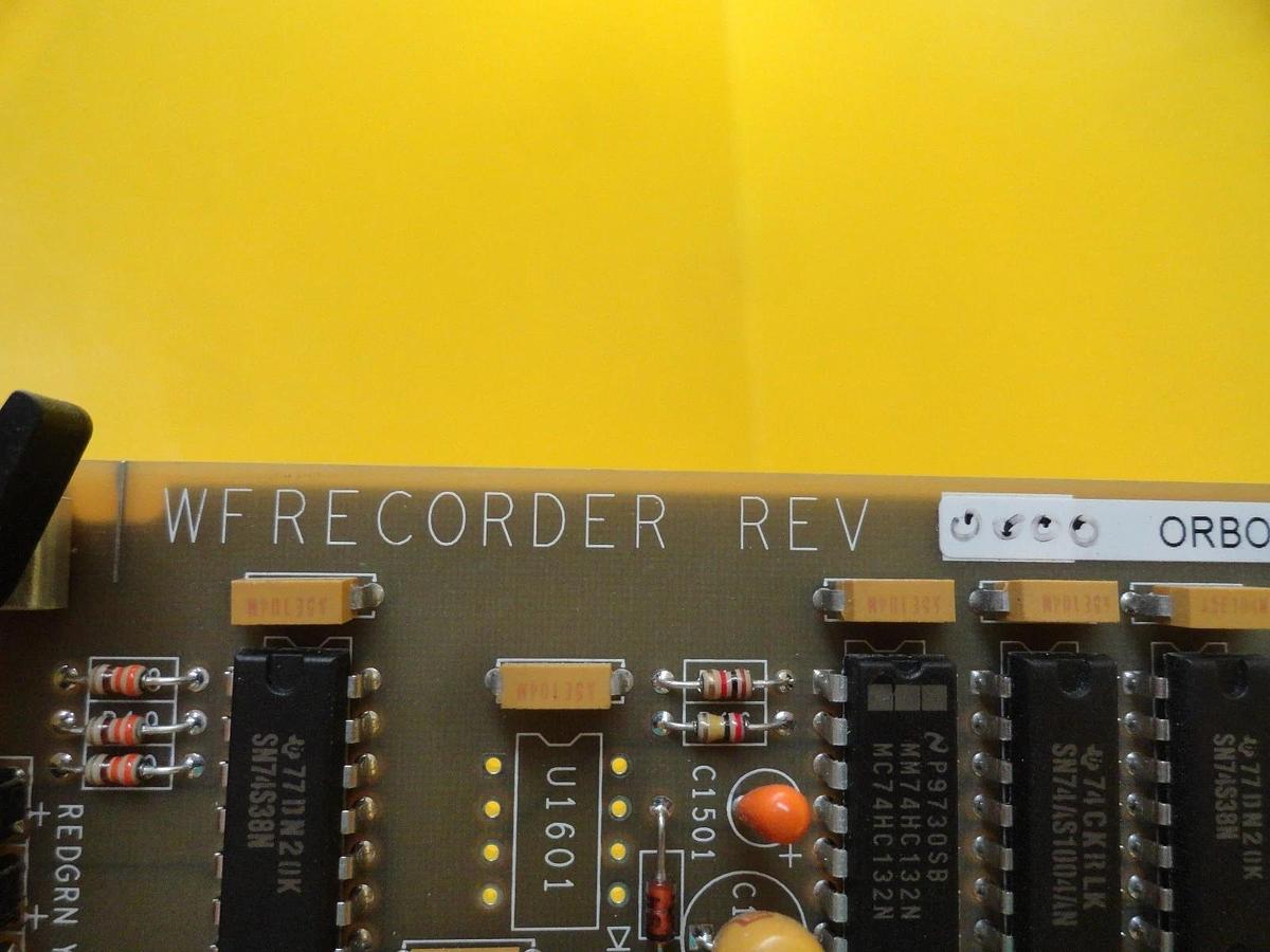 Used Orbot W29132 WFRECORDER REC_SC9 4000166 PCB Card AMAT WF 736 DUO Used Working