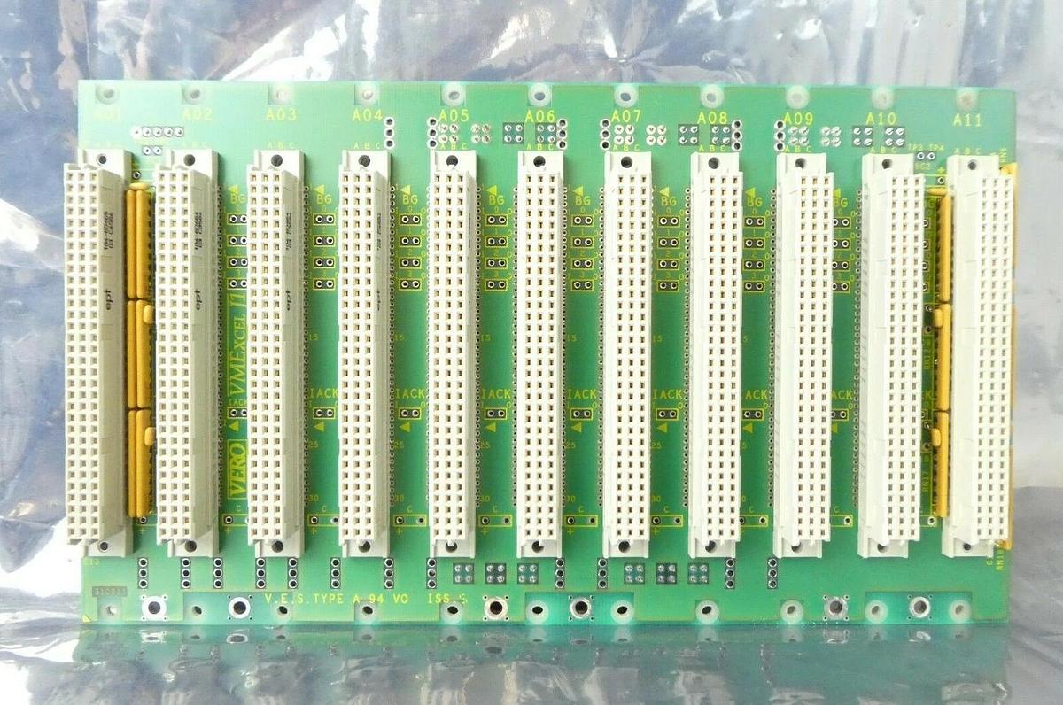 Used VERO 243-413011 Backplane PCB Board VMExcel J1 Quaestor Q7 Working Surplus