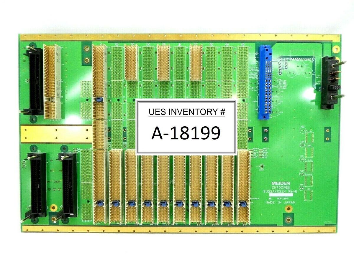 Used Meiden ZN70Z02 VME Backplane CompactPCI PCB 660-CPCI10WMD2 TEL Lithius Working