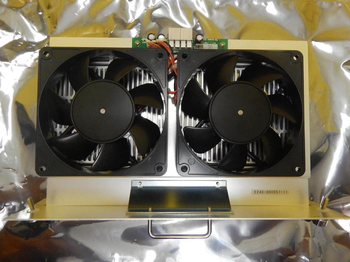 Used TEL Tokyo Electron E240-000057-11 ECC2 Controller Cooling Fan Card T-3044SS Used