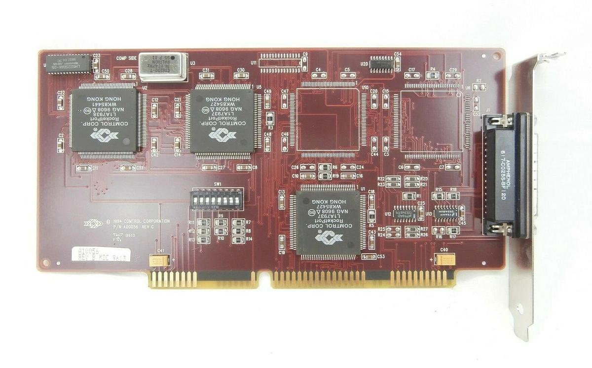 Used Comtrol A10056 PCI 8-Port Serial Board 94800-1 RocketPort A00056 PCB Card Spare