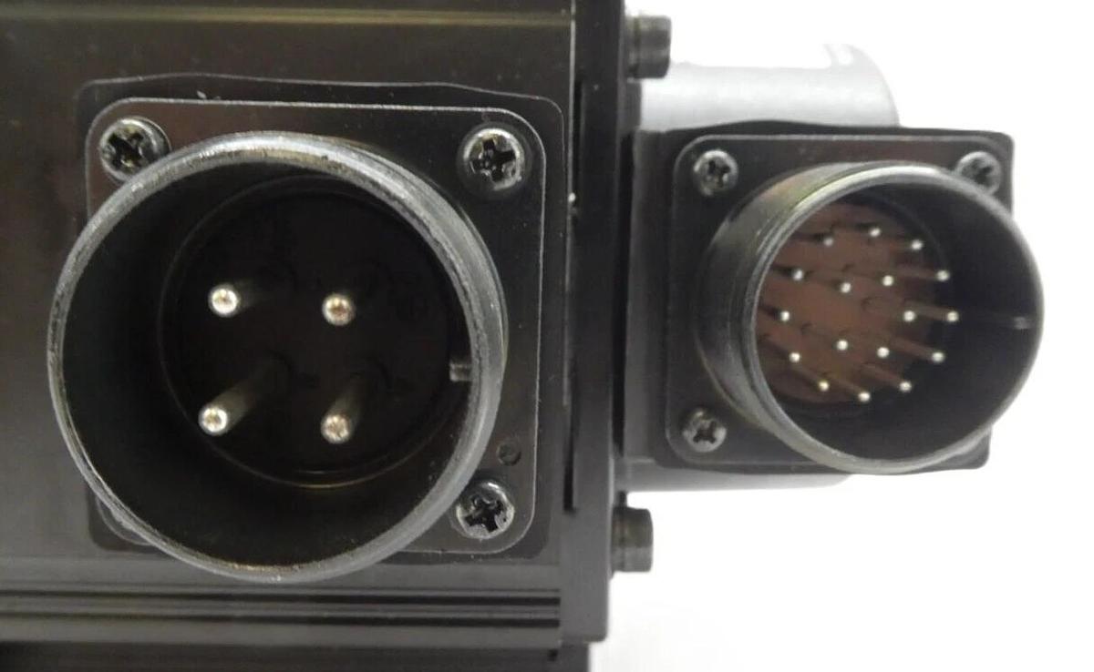 Used Panasonic MHMA052P3C AC Servo Motor w/ Shimpo-Nidec VRSF-PB-S9D-500-TTL Gear Box