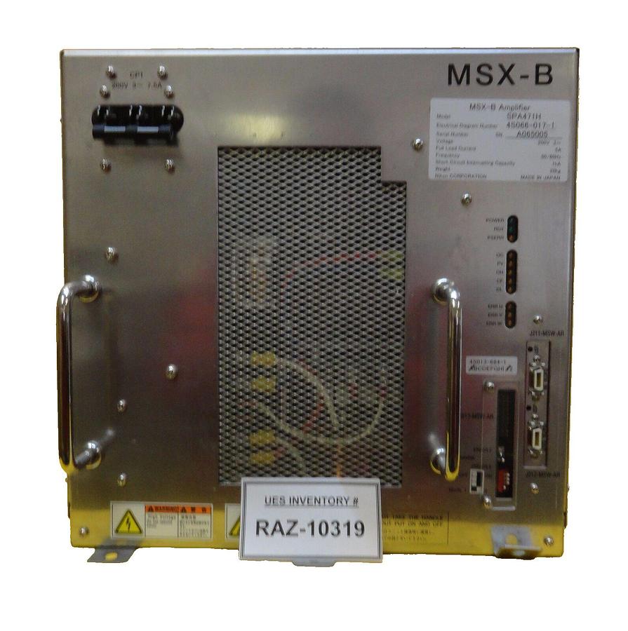 Used Nikon 4S066-017-1 MSX-B Amplifier Module SPA471H 4S013-684-1 NSR Series Working