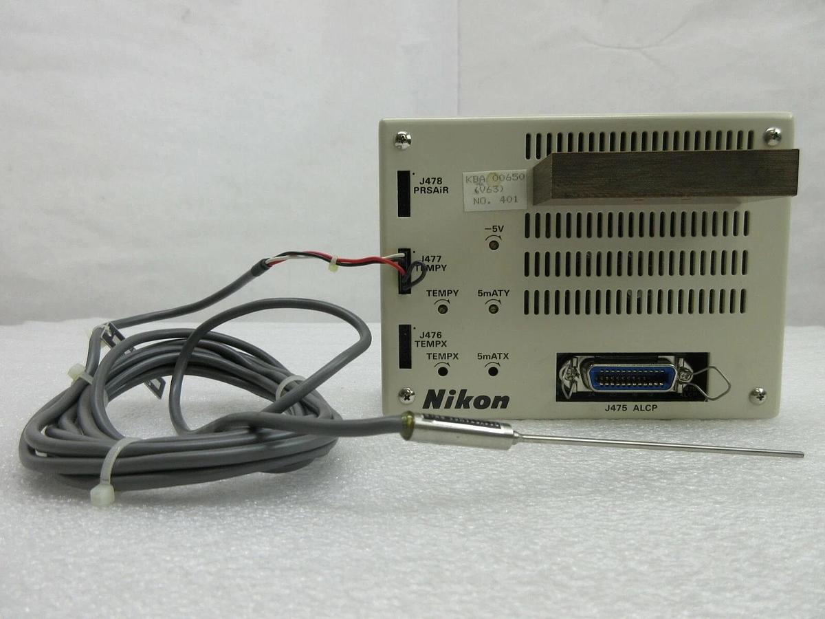 Used Nikon KBA 00650 Temperature Controller with Probe NSR-1755G7A Used Working