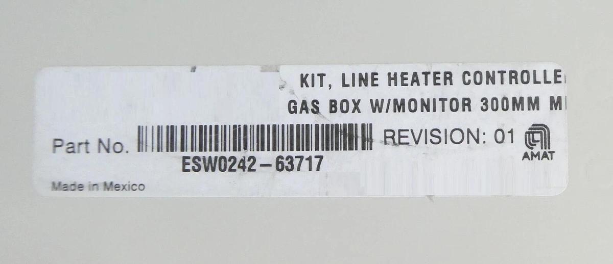Used Buckles-Smith ESW0242-63717 Gasline Heater Control Unit AMAT 0040-99747 Working