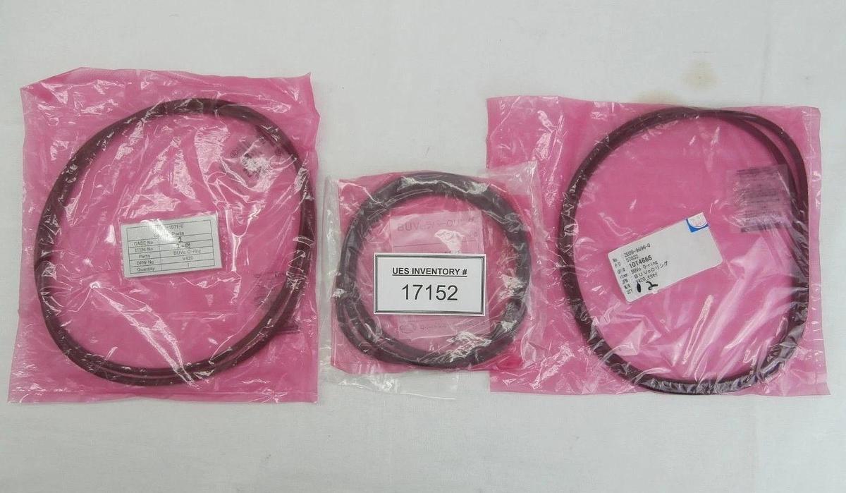 Valqua V 420 BUVc O-Ring D0270 Fluoride Reseller Lot of 3 Ulvac ZX-1000 New