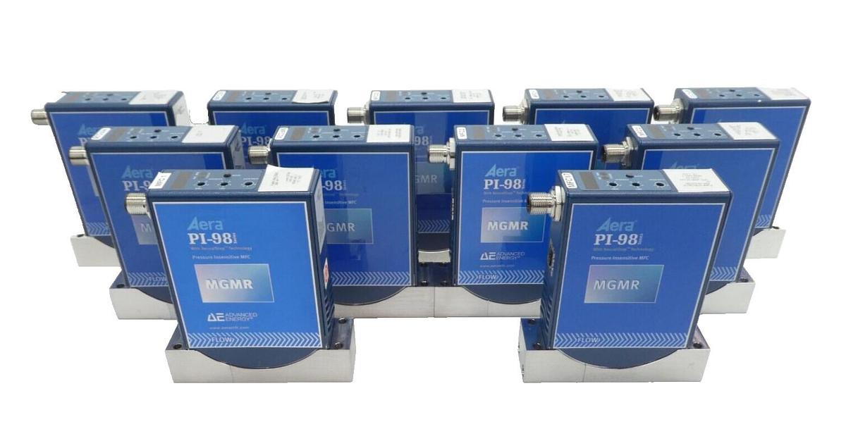 Used Aera PI-98 Series Mass Flow Controller MFC H2 Reseller Lot of 11 Working Surplus