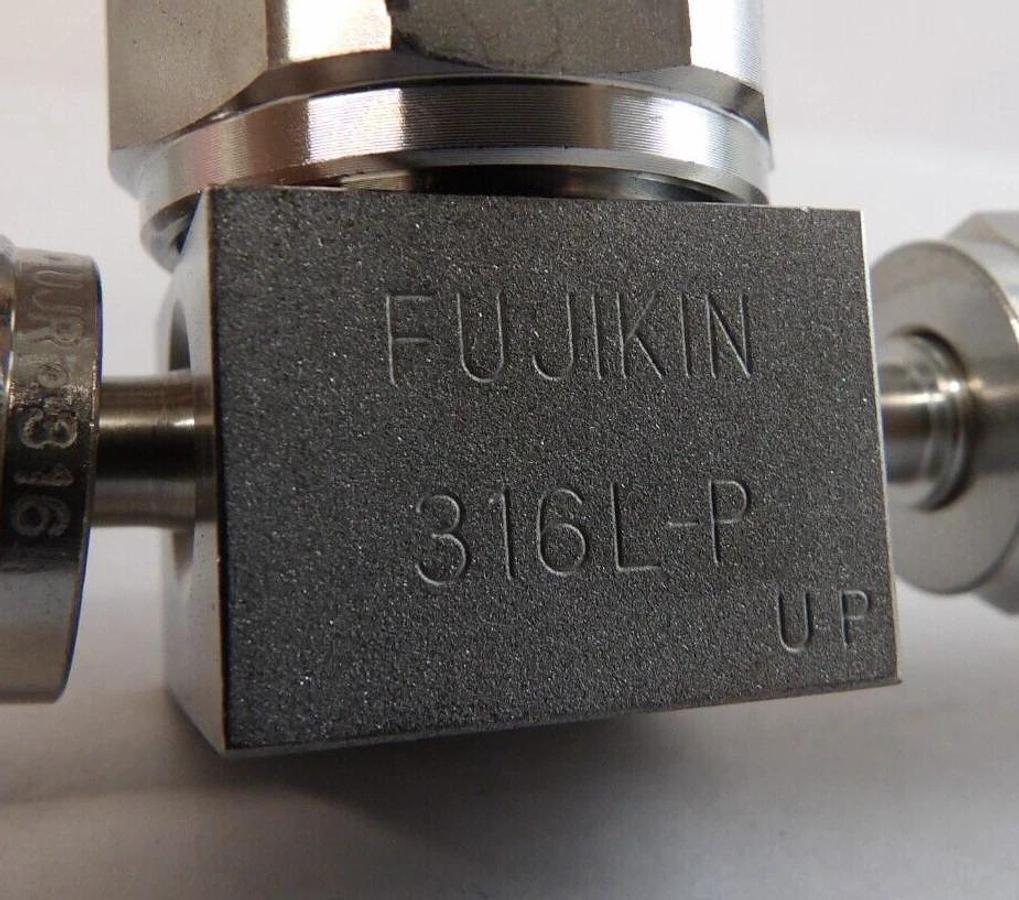 Used Fujikin 316L 316L-P Diaphragm Valve Type N.C. Reseller Lot of 3 Working Surplus