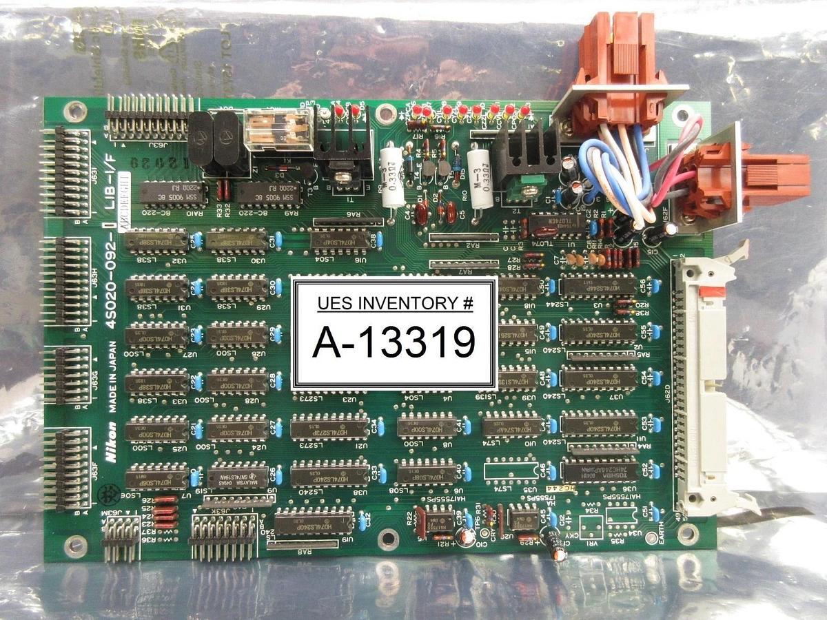 Used Nikon 4S020-092-1 Processor Board PCB LIB-I/F NSR-1755G7A Step-and-Repeat Used
