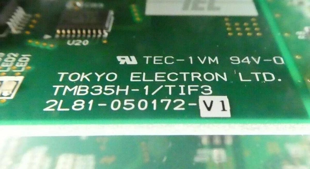 Used TEL Tokyo Electron PCB Control Assy 2L81-050167-V2 2L81-050172-V1 2L81-050169-V2
