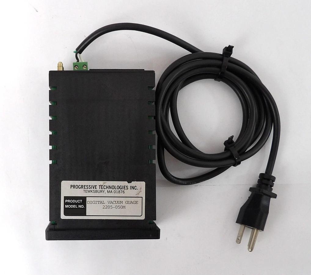 Used Progressive Technologies 2205-050M Digital Vacuum Guage Working Surplus