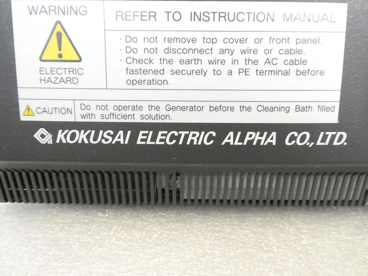 Used Kokusai Electric U01200PMQA-DS1CE Ultrasonic Generator Mikro Sonic Working