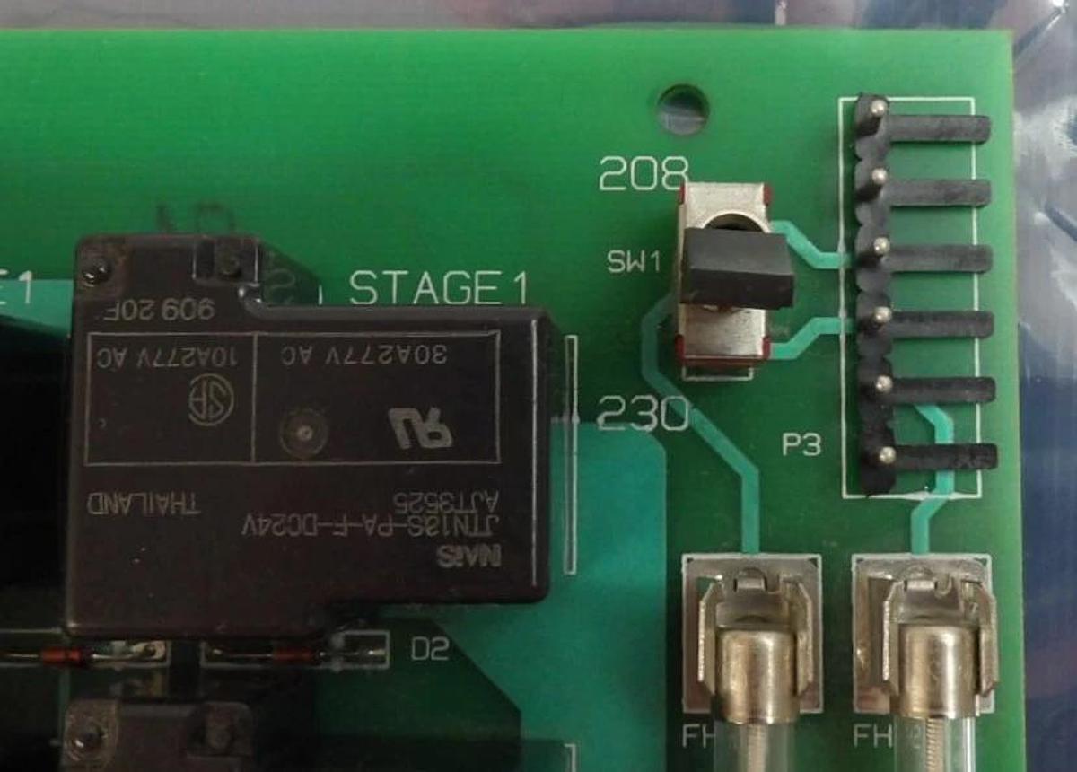 Used FTS Systems EB-0022 Distribution PCB FES-035-B Turbojet System Working Surplus