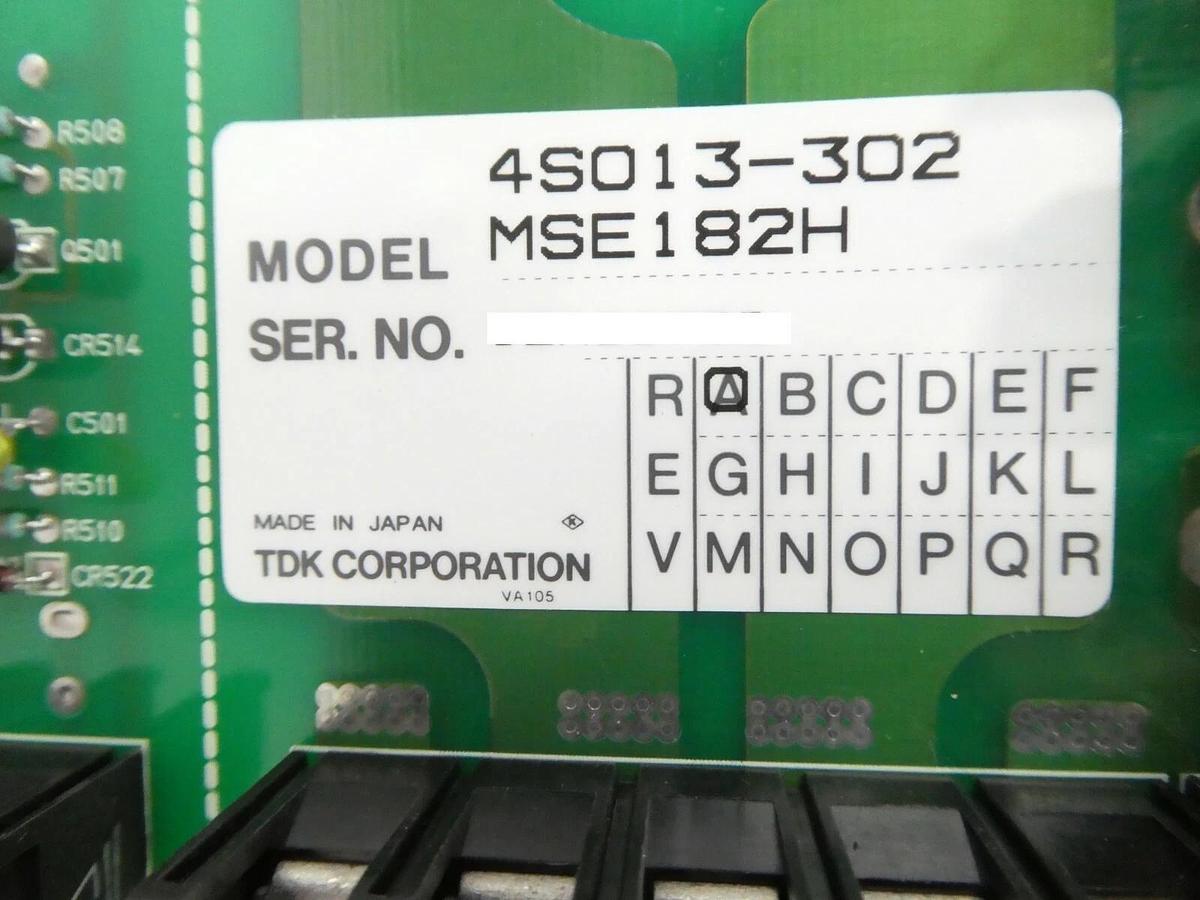 Used TDK MSE182G Power Supply Module Nikon 4S064-072 PCB 4S013-302 NSR Series Working
