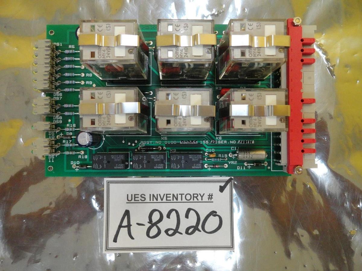 Used AMAT Applied Materials 0100-90385 Contactor Drive PCB Card No Face Used Working