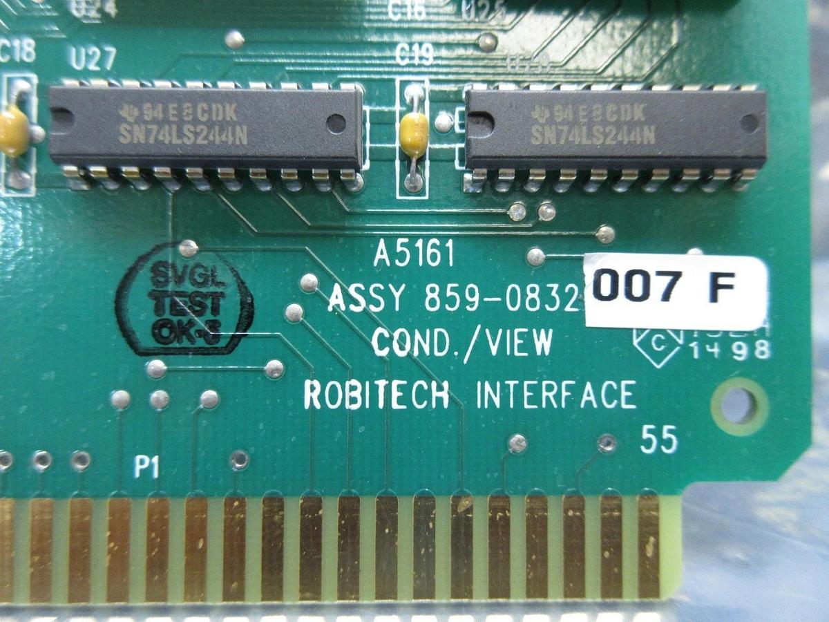 Used SVG Silicon Valley Group 859-0832-007 Interface PCB Card Rev. F 90S Used Working