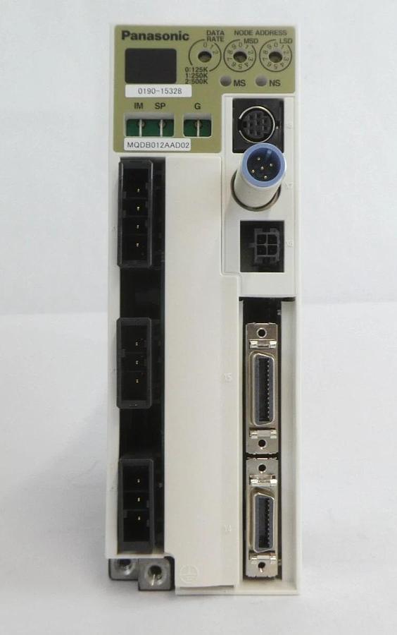 Used Panasonic MQDB012AAD02 AC Servo Driver AMAT 0190-15328 Lot of 3 Working Surplus