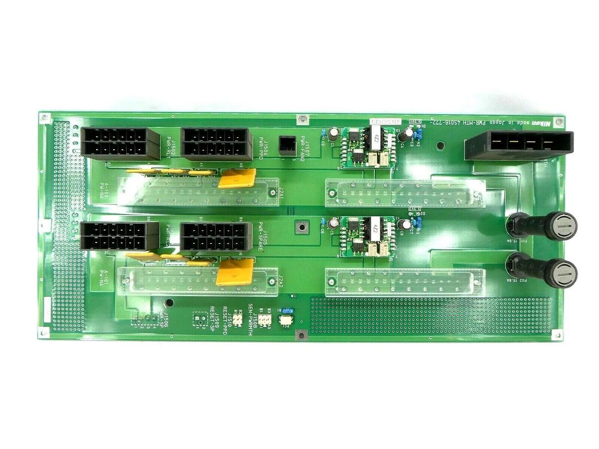 Used Nikon 4S018-772 Backplane Interface Board PCB PWR-MTH NSR-S205C Working