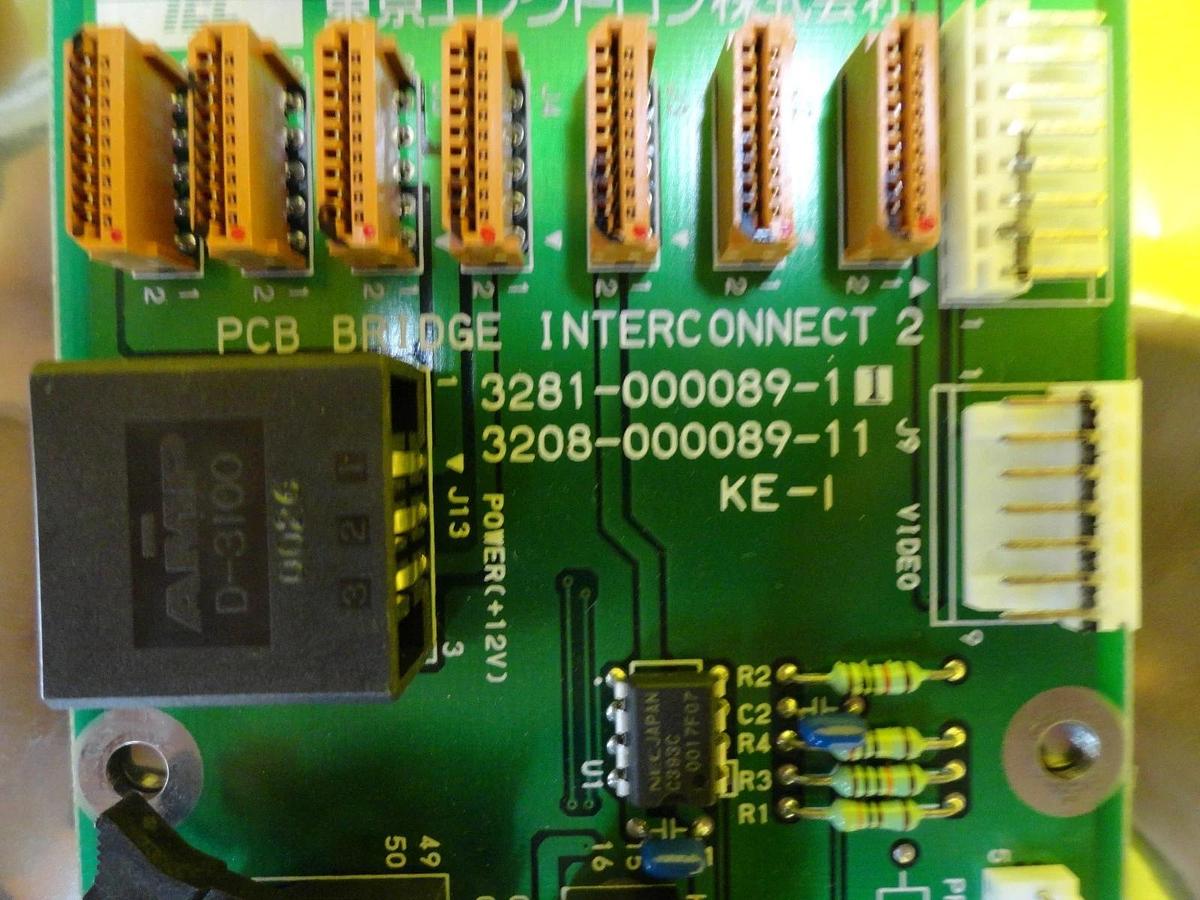 Used TEL Tokyo Electron 3208-000089-12 Bridge Interconnect 2 PCB P-8 Prober Working