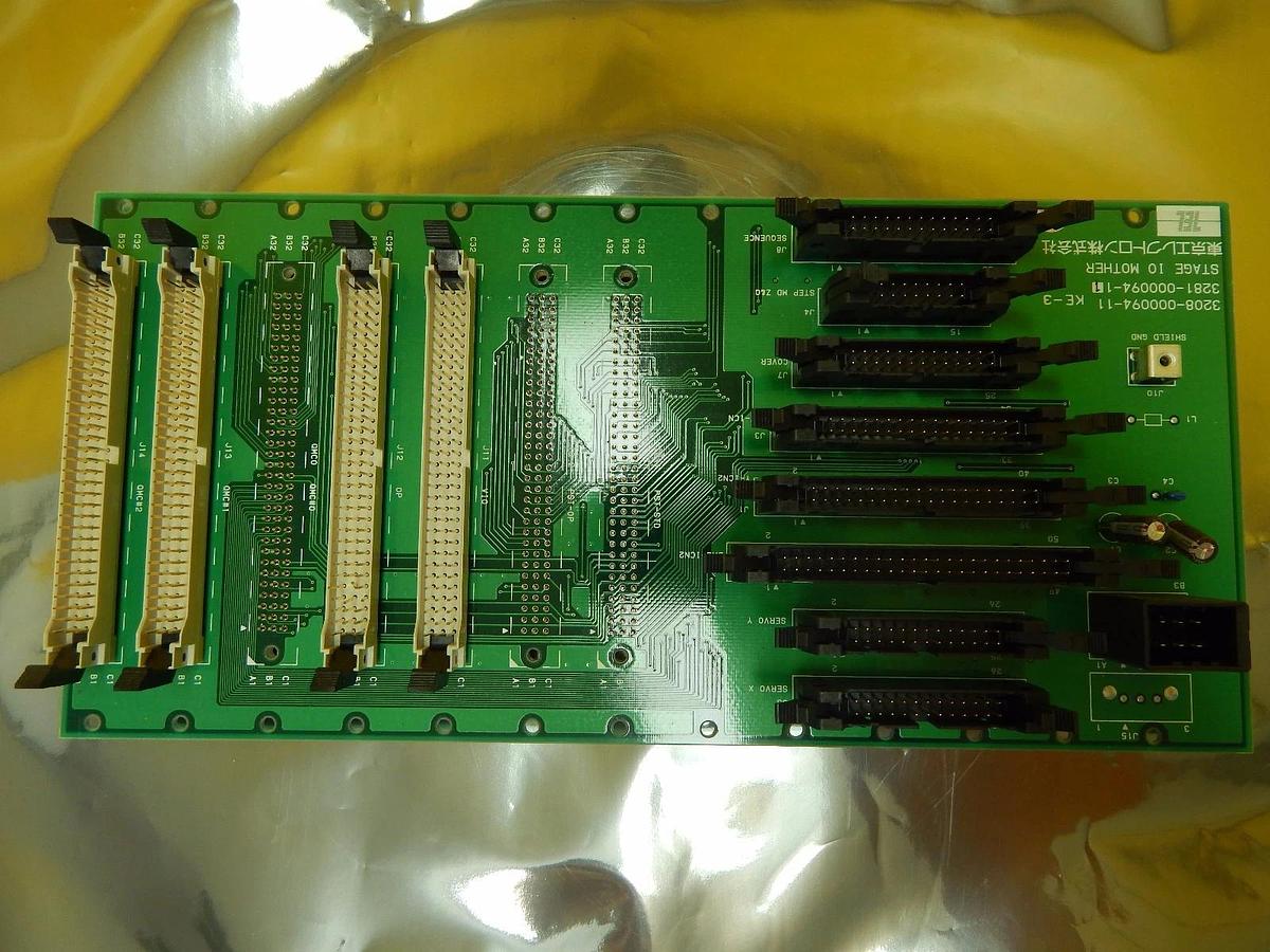 Used TEL Tokyo Electron 3281-000094-11 STAGE IO MOTHER Backplane PCB Used Working