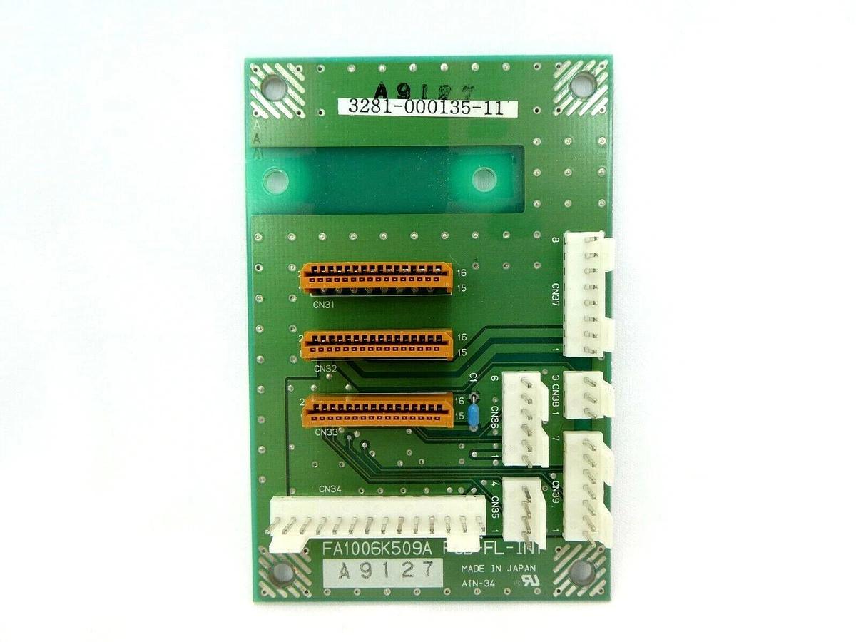 Used TEL Tokyo Electron 3281-000135-11 Interface PCB FA1006K508A PCB-FL-BASE P-8