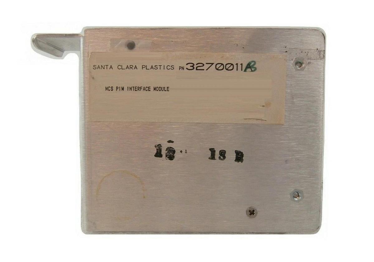 Used SCP Santa Clara Plastics 3270011B MCS PIM Interface Module Working Surplus