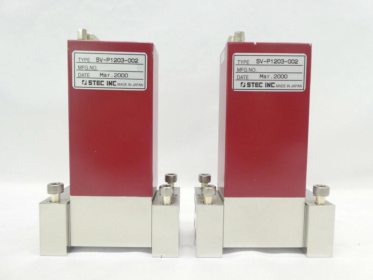 Used STEC SV-P1203-002 Pneumatic Flow Controller SV-P1000 Reseller Lot of 2 Working