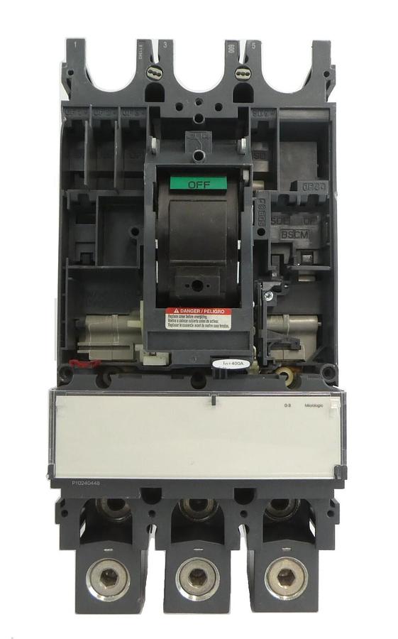 Used Schneider Electric LGL36000S40X Circuit Breaker PowerPact LG 400 Working