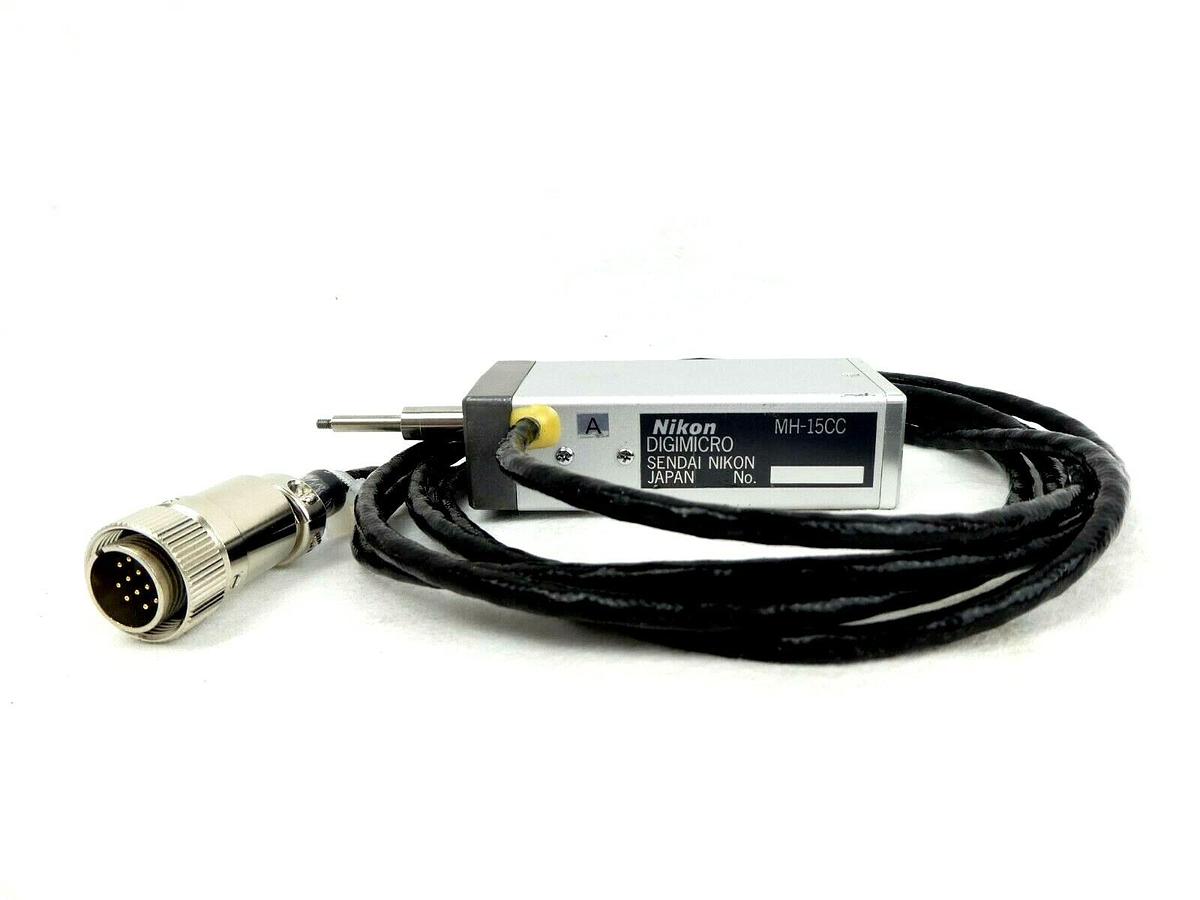 Used Nikon Precision MH-15CC Digital Micrometer DIGIMICRO NSR Series Working