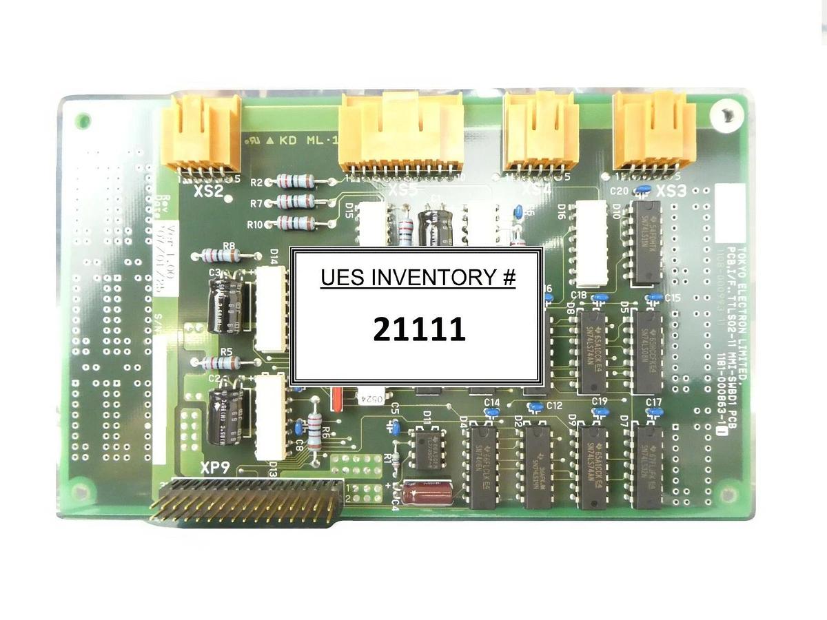 TEL Tokyo Electron 1181-000863-11 Interface Board MMI-SWBD1 PCB TTLSO2-11 New