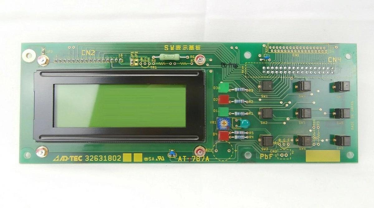 Used ADTEC Plasma Technology 32631802 SW Display Board PCB AT-787A AXR-2000III Spare