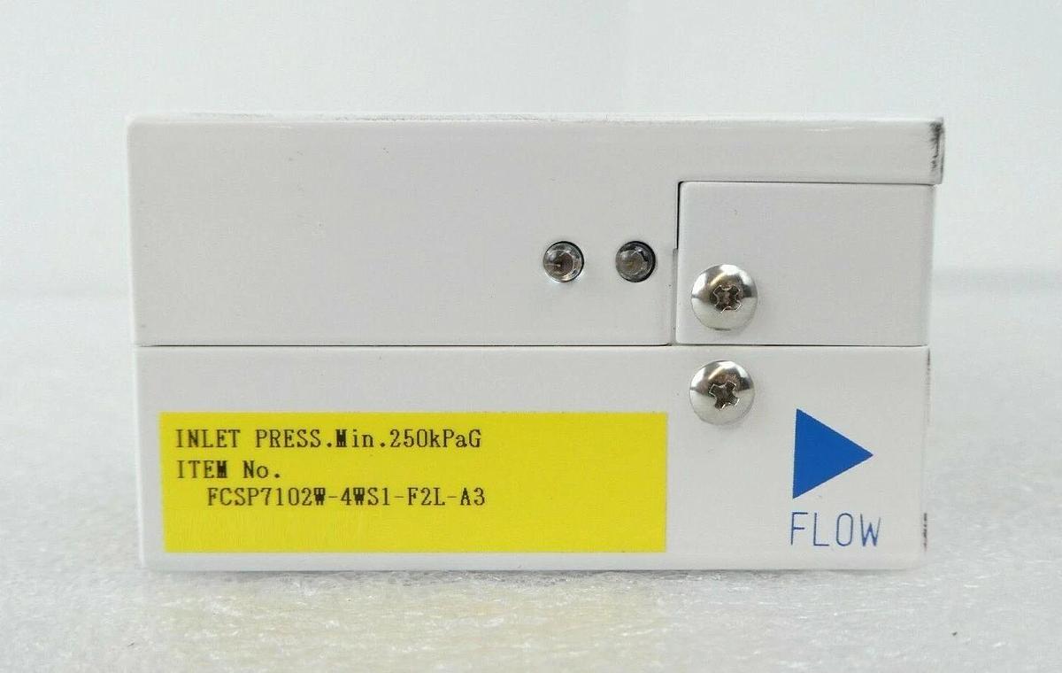 Used Fujikin FCSP7102W-4WS1-F2L-A3 Flow Controller P7000 WR TEL Tokyo Electron Spare