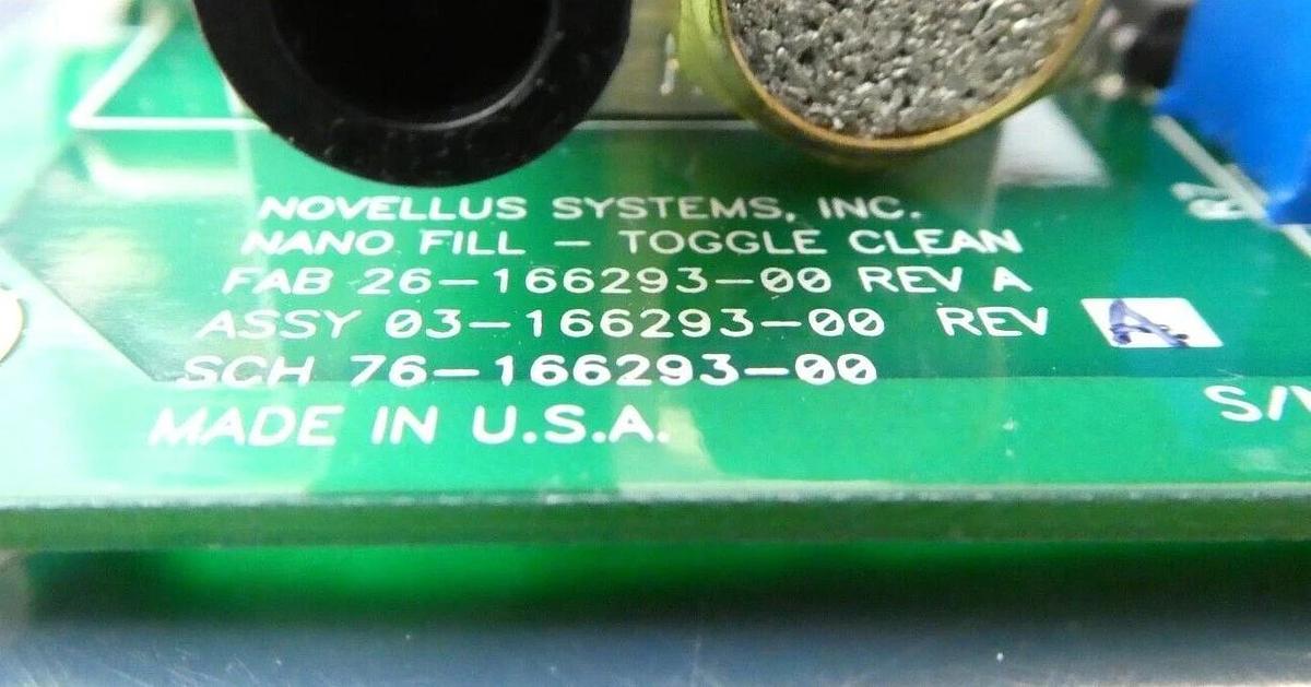 Used Novellus Systems 03-166293-00 Nano Fill-Toggle Clean PCB Reseller Lot of 3 Spare