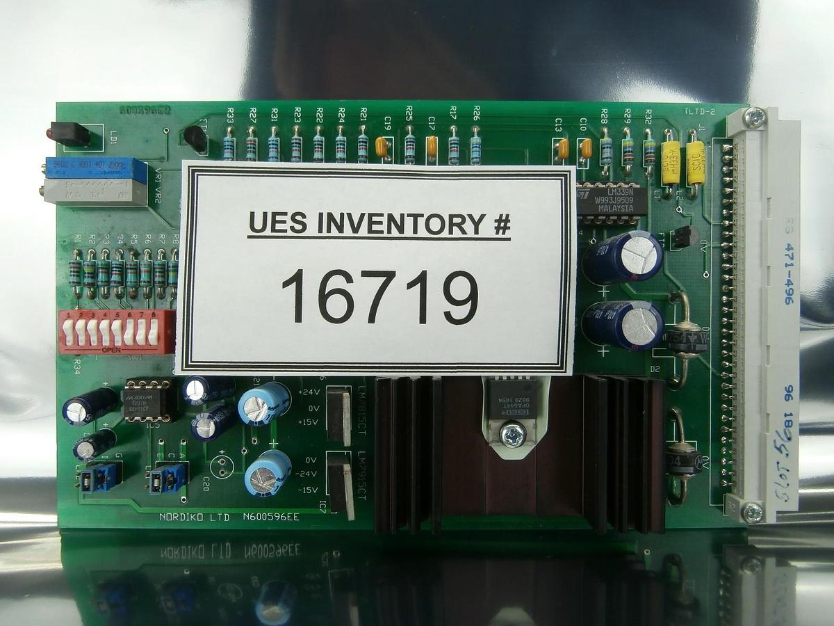 Used Nordiko Technical Services N600596EE Processor PCB Card TLTD-2 9550 Used Working