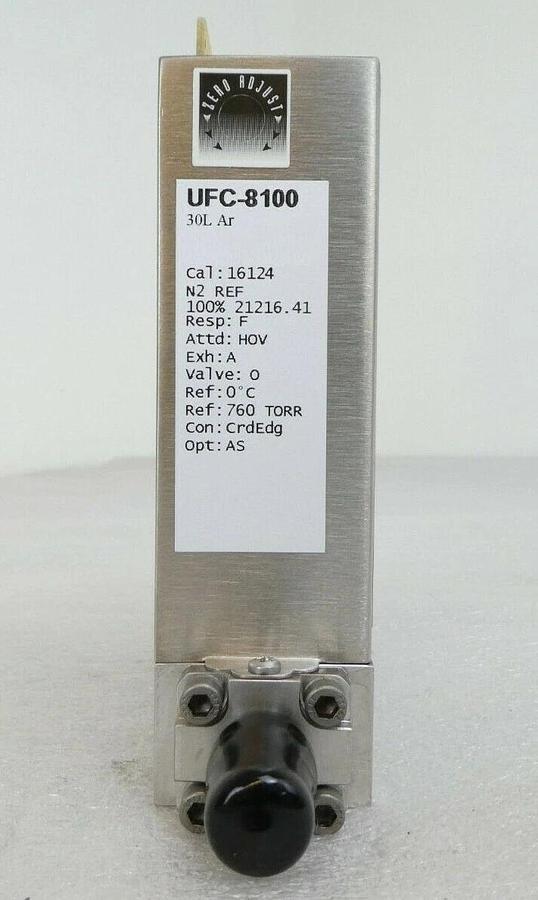 Celerity UFC-8100 Mass Flow Controller MFC UNIT 8100 30L Ar Mattson 37100513 New