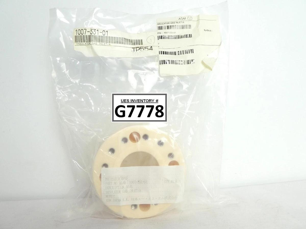 ASM Advanced Semiconductor Materials 1007-331-01 Gas Inlet Insulator A New