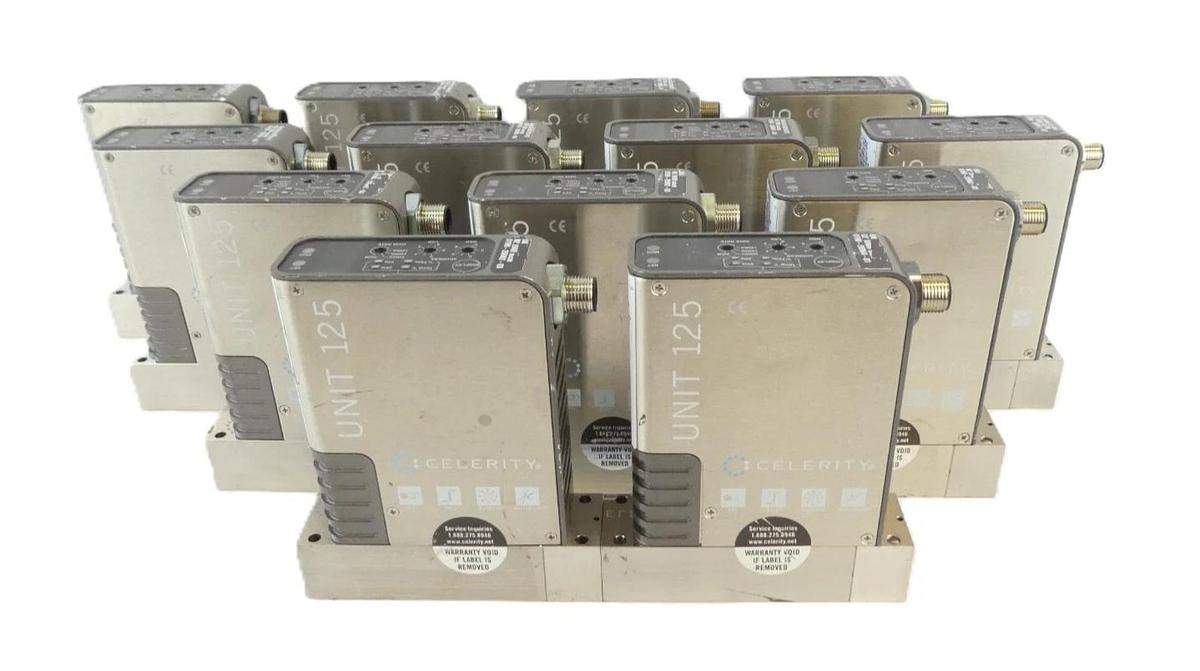 Used Celerity IFC-125C Mass Flow Controller MFC UNIT 125 Reseller Lot of 13 Working