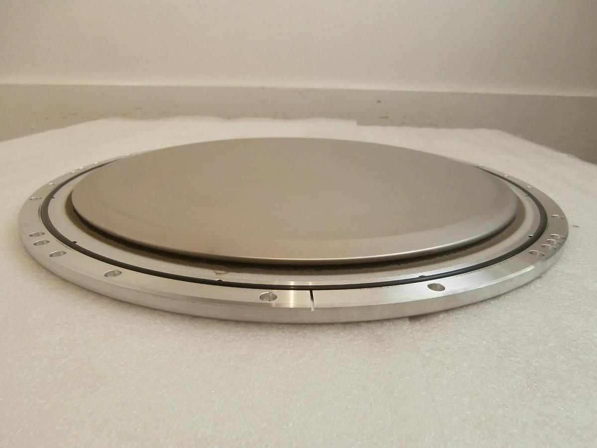 Used Honeywell 092306 300mm 5N Ti Titanium Target 20.625X17.478X1.000X0.500IN Working