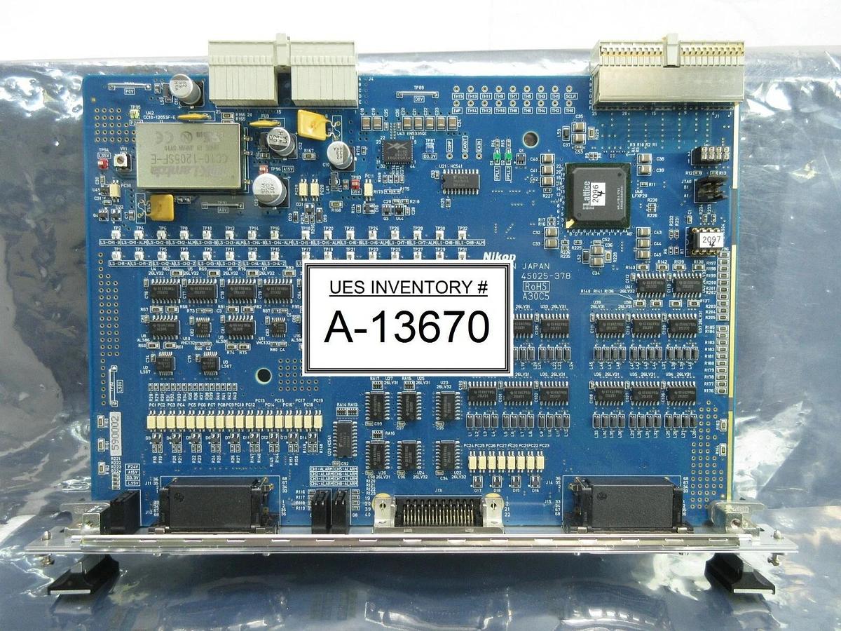 Used Nikon 4S025-378 Processor PCB Card STGX8_SL NSR-S620D ArF Immersion Scanner Used