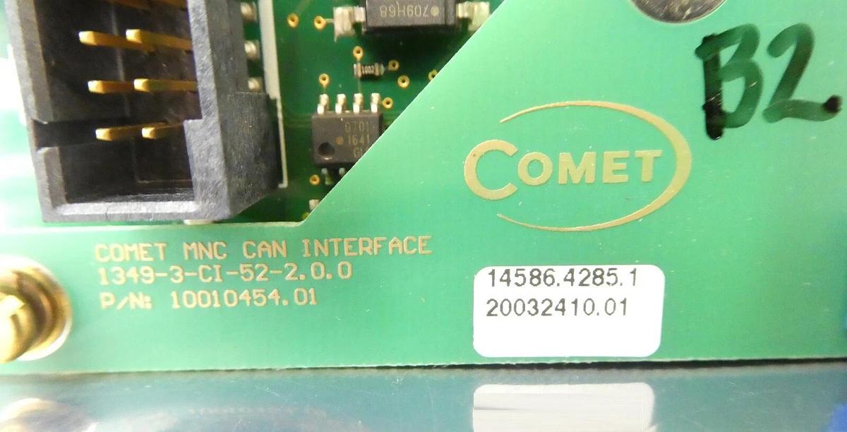 Used Comet 10011143.00 RF Match Network Control PCB 10011176.01 Working Surplus